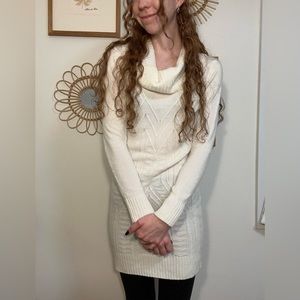White Sweater Dress